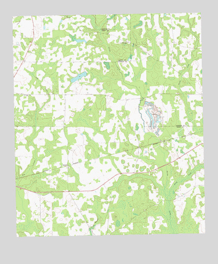 Bancroft, GA USGS Topographic Map