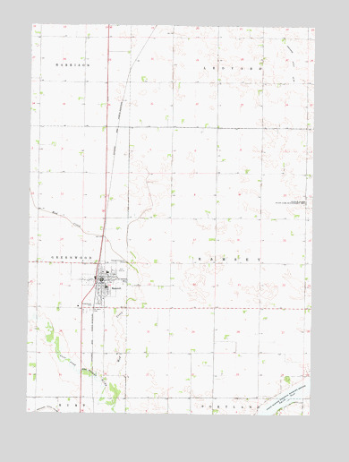 Bancroft, IA USGS Topographic Map