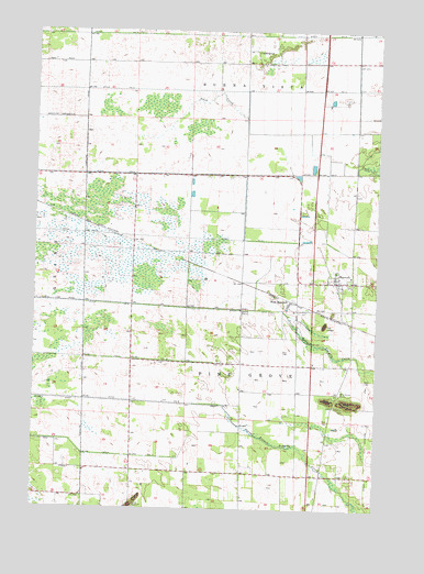 Bancroft, WI USGS Topographic Map