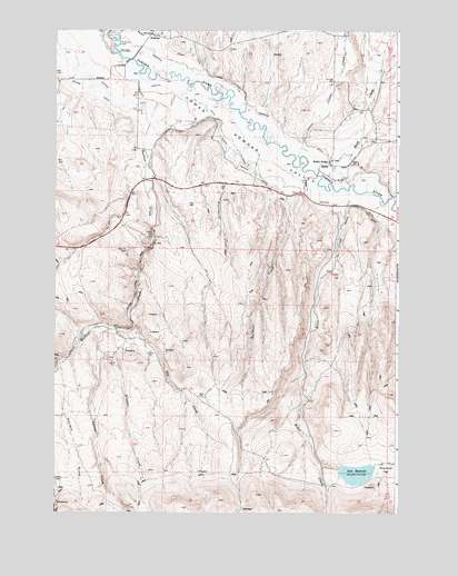 Keating, OR USGS Topographic Map