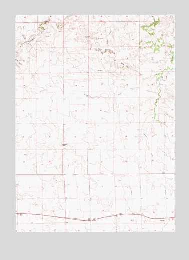 Keeline, WY USGS Topographic Map