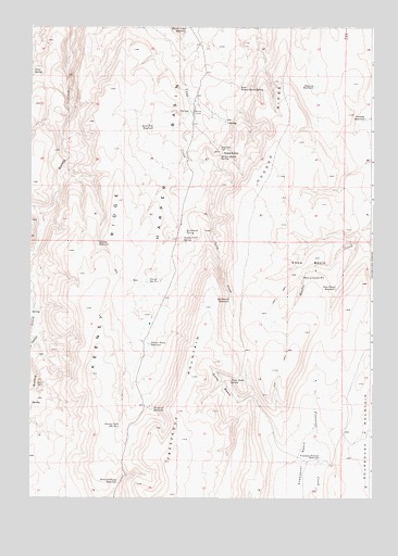 Keeney Ridge, OR USGS Topographic Map