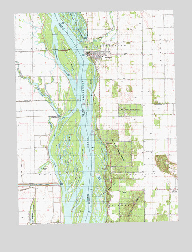 Keithsburg, IL USGS Topographic Map