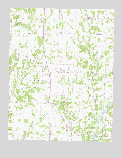 Kell, IL USGS Topographic Map