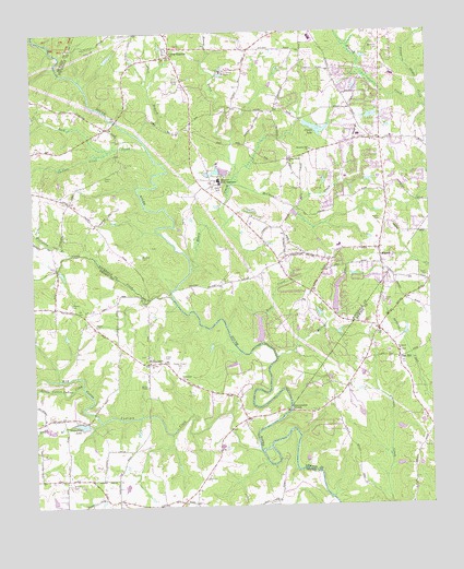 Kelleytown, GA USGS Topographic Map
