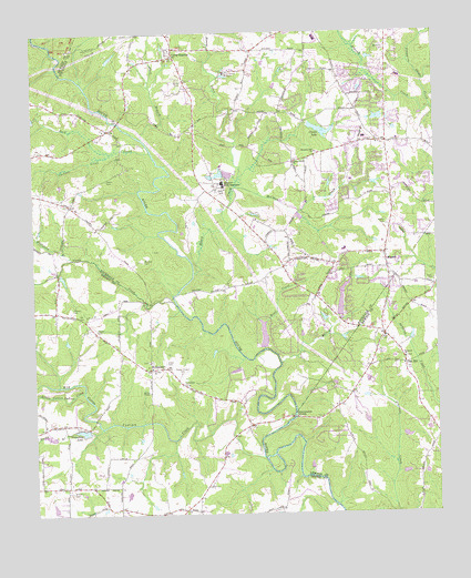 Kelleytown, GA USGS Topographic Map