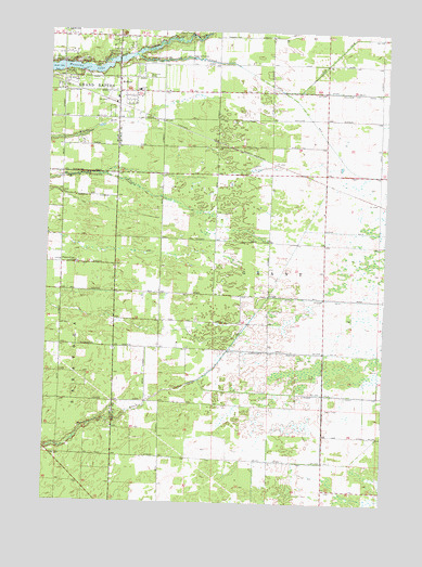 Kellner, WI USGS Topographic Map