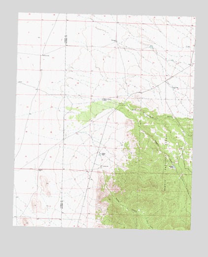 Kellog Well, NM USGS Topographic Map