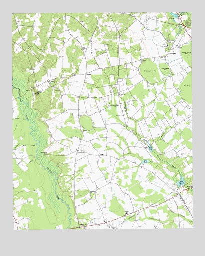 Kellytown, SC USGS Topographic Map