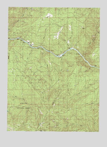 Kelsey Peak, OR USGS Topographic Map
