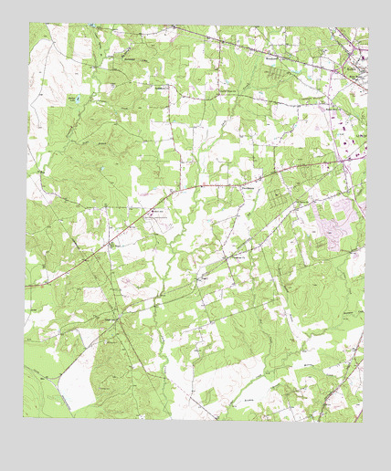 Keltys, TX USGS Topographic Map