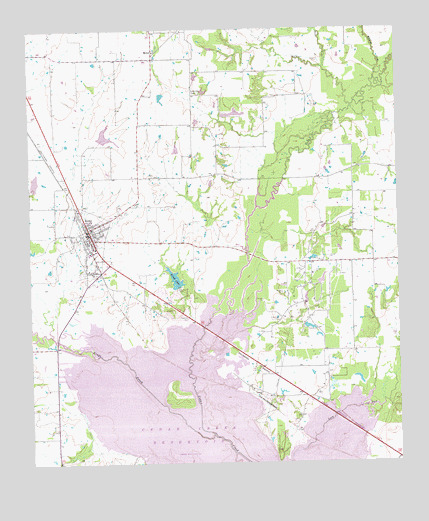 Kemp, TX USGS Topographic Map