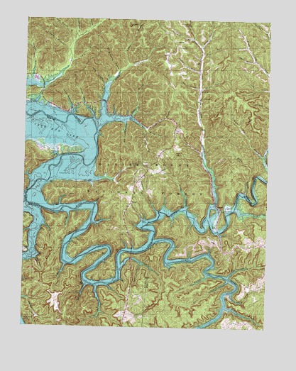 Bangor, KY USGS Topographic Map