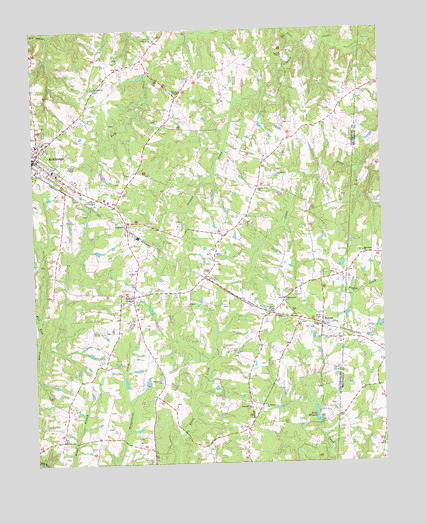 Kenbridge East, VA USGS Topographic Map