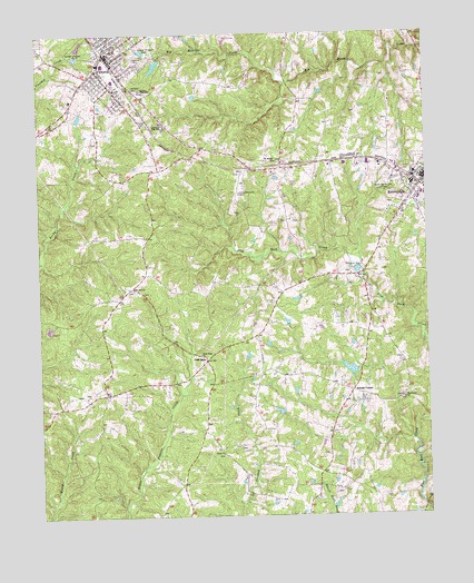 Kenbridge West, VA USGS Topographic Map