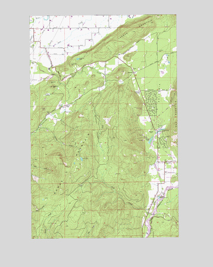 Kendall, WA USGS Topographic Map