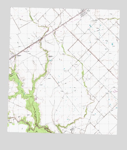 Kendleton, TX USGS Topographic Map