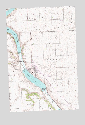 Kenmare, ND USGS Topographic Map