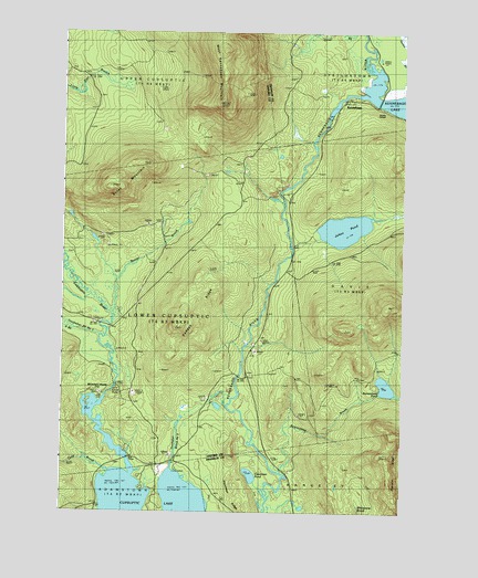 Kennebago, ME USGS Topographic Map