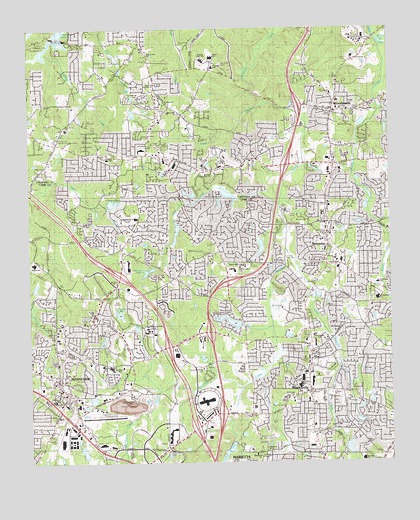 Kennesaw, GA USGS Topographic Map