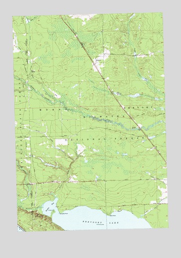 Kenneth, MI USGS Topographic Map
