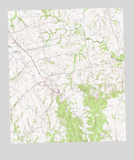 Kenney, TX USGS Topographic Map