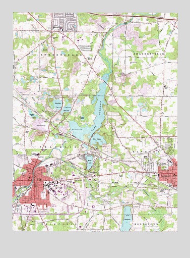 Kent, OH USGS Topographic Map