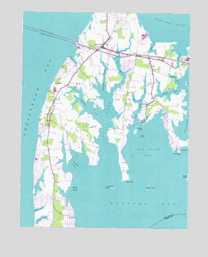 Kent Island, MD USGS Topographic Map