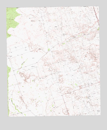 Kermit NW, TX USGS Topographic Map
