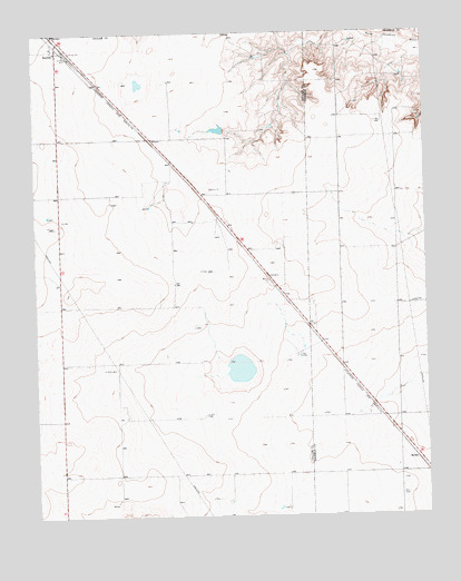 Kerrick, TX USGS Topographic Map
