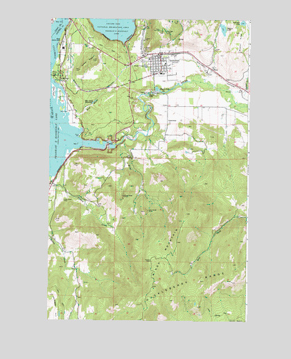 Kettle Falls, WA USGS Topographic Map