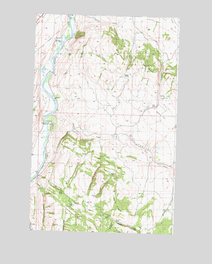 Keystone, WA USGS Topographic Map