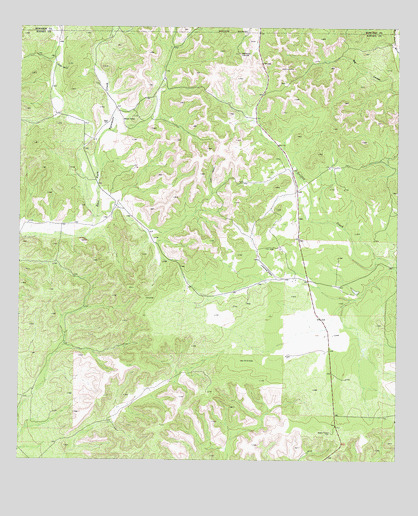 Kickapoo Caverns, TX USGS Topographic Map