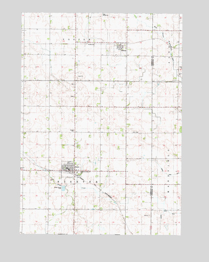 Kiester, MN USGS Topographic Map