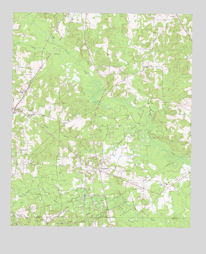 Kildare, TX USGS Topographic Map