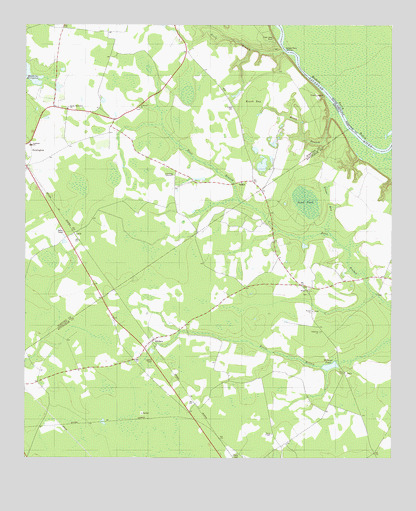 Kildare, GA USGS Topographic Map