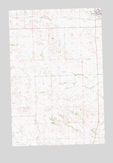 Killdeer, ND USGS Topographic Map