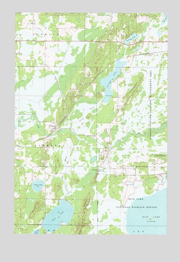 Kimberly, MN USGS Topographic Map