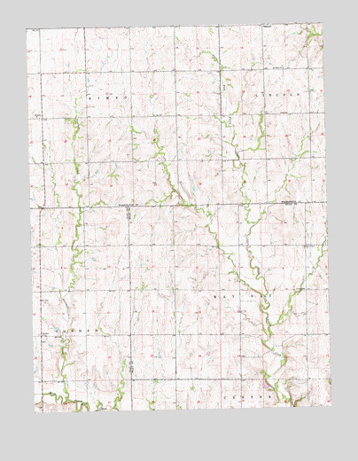Kimeo, KS USGS Topographic Map