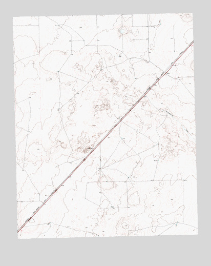 King, TX USGS Topographic Map