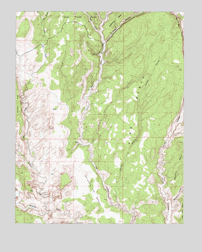 King Bench, UT USGS Topographic Map