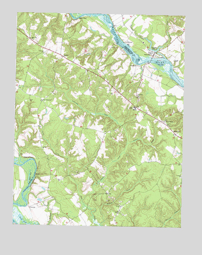 King William, VA USGS Topographic Map