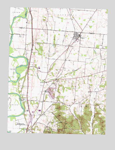 Kingston, OH USGS Topographic Map