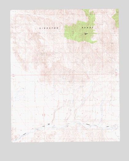 Kingston Peak, CA USGS Topographic Map
