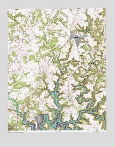 Kingswood, KY USGS Topographic Map