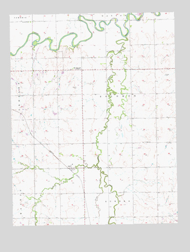 Kipp, KS USGS Topographic Map