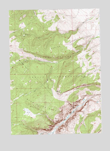 Kirkland Park, WY USGS Topographic Map