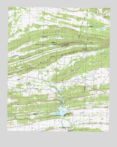 Barber, AR USGS Topographic Map