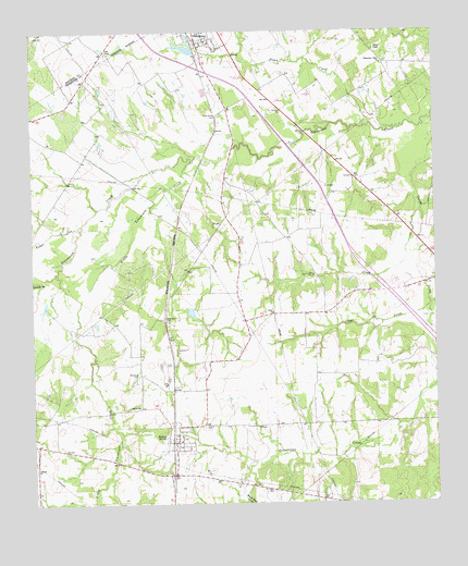 Kirvin, TX USGS Topographic Map