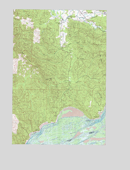 Knappton, WA USGS Topographic Map